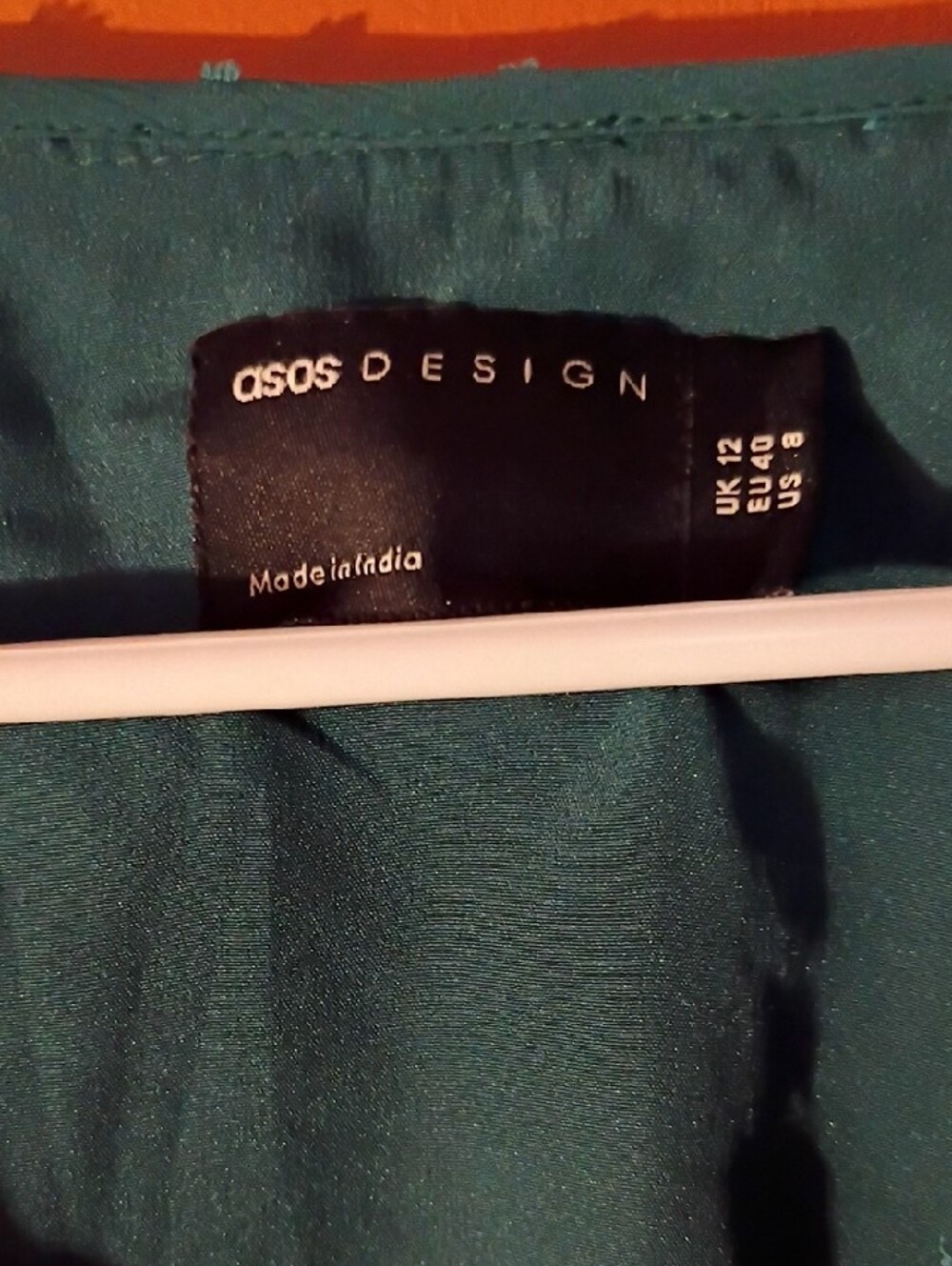 ASOS Teal Green Pleated Long Sleeve Maxi Dress NWT - Picture 4 of 6